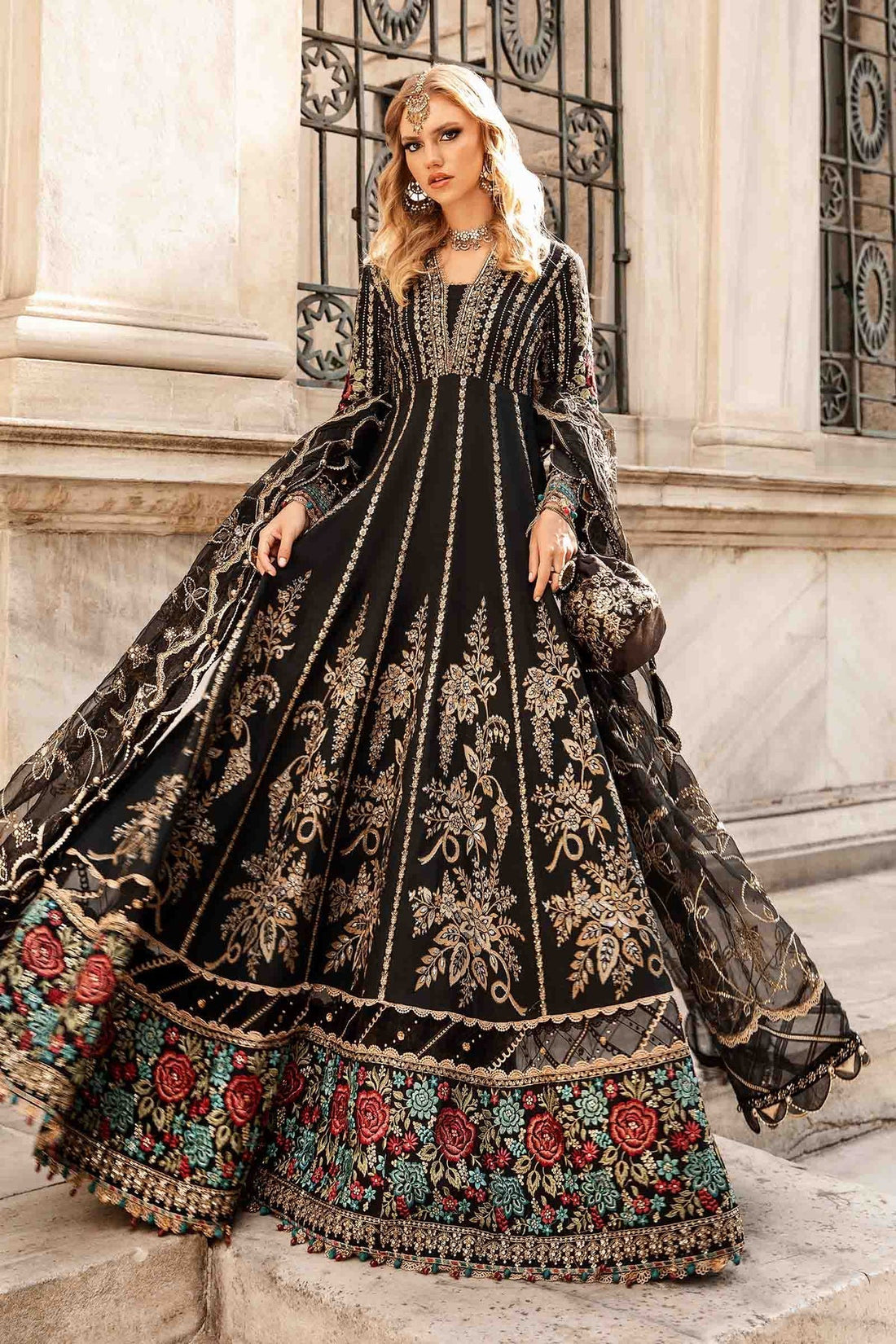 Maria B | Sateen Formals 24 | CST-806 -  Maria B Formal -  House of Maryam