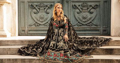 Maria B | Sateen Formals 24 | CST-806 -  Maria B Formal - Original Designer Dress - House of Maryam