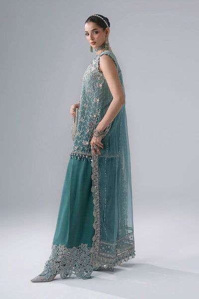 Maria B | Mbroidered Wedding Formals 26 | BD-3107-Sea Green