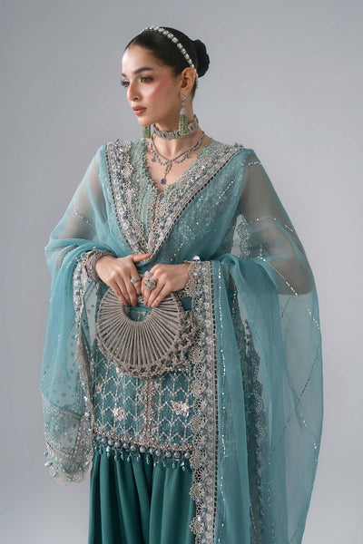 Maria B | Mbroidered Wedding Formals 26 | BD-3107-Sea Green