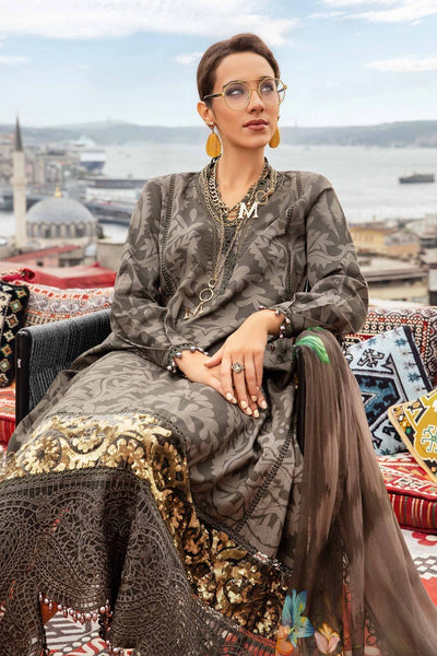 Maria B | M Prints Fall Edit 24 | MPT-2307-A -  Maria B Luxury - Original Designer Dress - House of Maryam