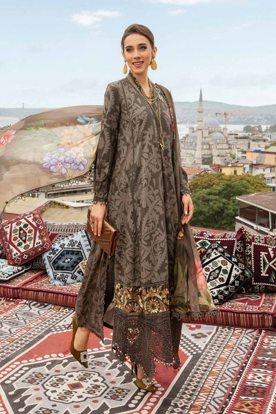 Maria B | M Prints Fall Edit 24 | MPT-2307-A -  Maria B Luxury - Original Designer Dress - House of Maryam