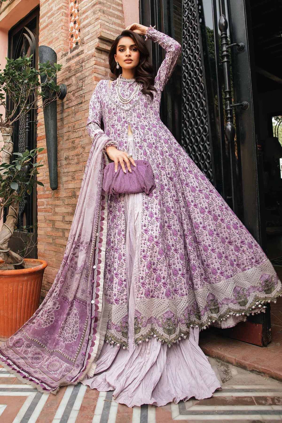 Maria.B | M Print Eid Edit | MPT-2207-B -  Maria B Luxury - Original Designer Dress - House of Maryam