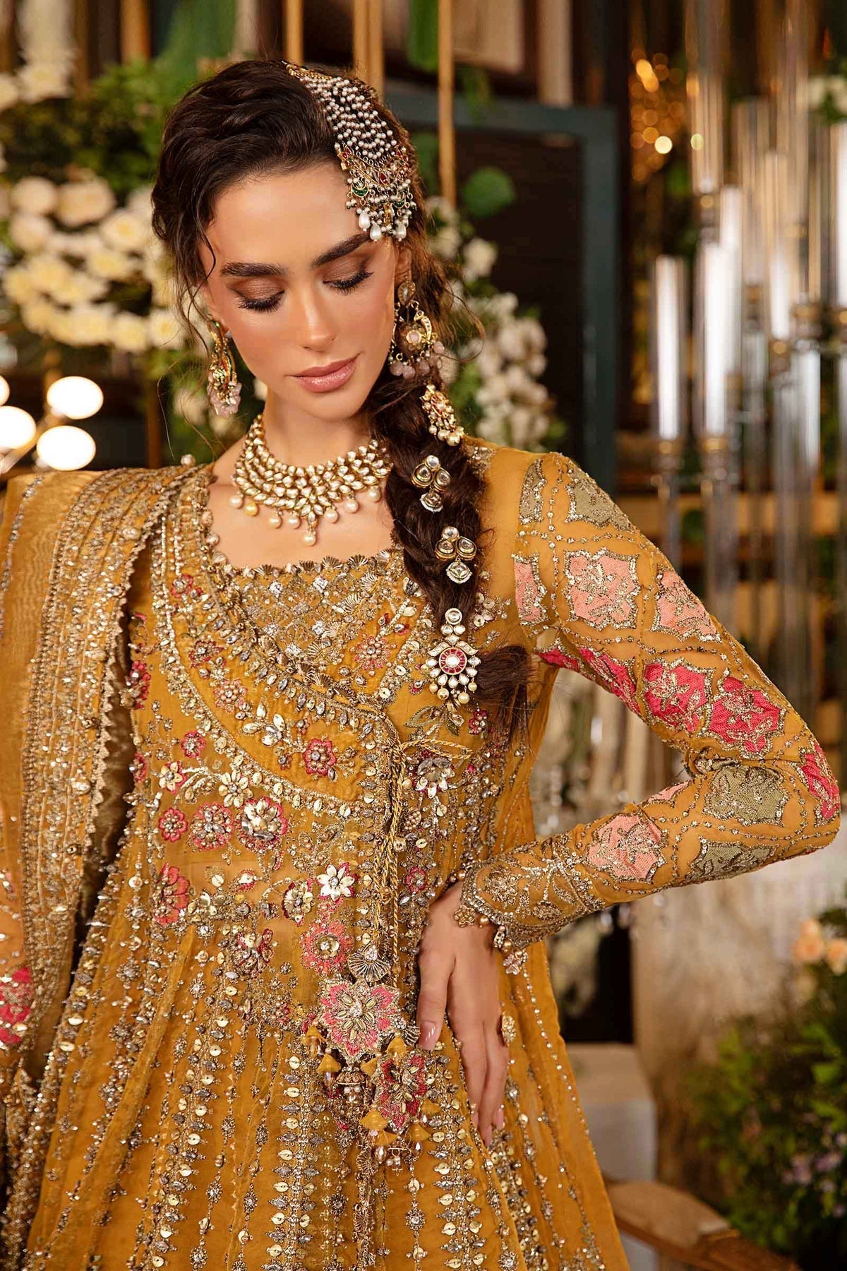 Maria B | Mbroidered Formals 24 | Organza Suit | BD-2907 by Designer Maria B - House of Maryam - Pakistani Designer Ethnic Wear in {{ shop.shopifyCountryName }}