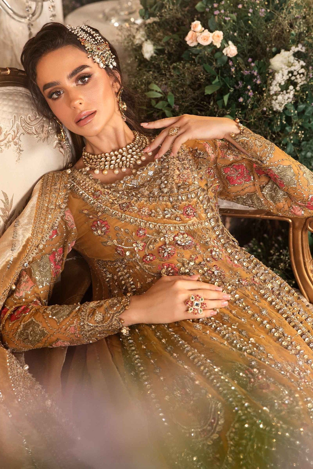 Maria B | Mbroidered Formals 24 | Organza Suit | BD-2907 -  Maria B Ladies Clothes - Original Designer Dress - House of Maryam
