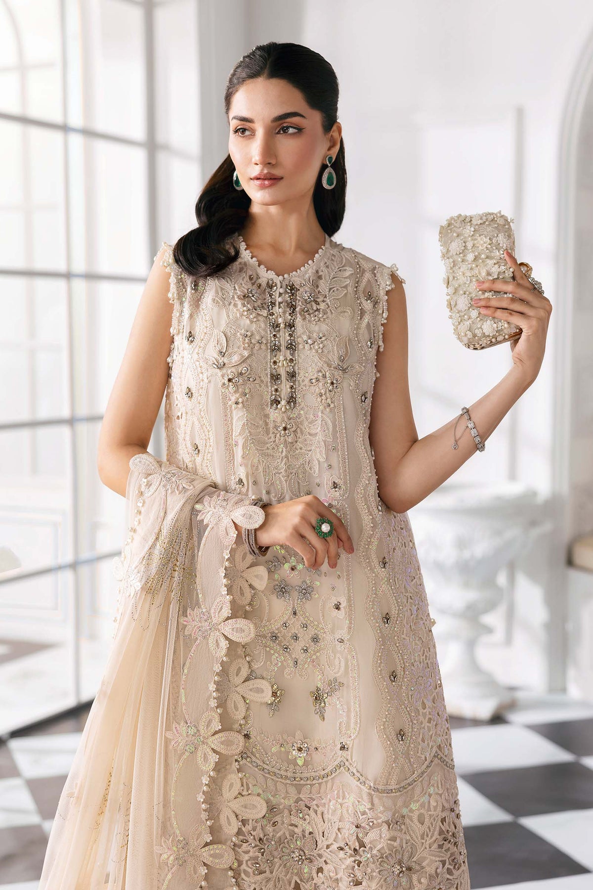 Maria B | Mbroidered 2025 | BD-3007 -  Maria B Ladies Clothes - Original Designer Dress - House of Maryam