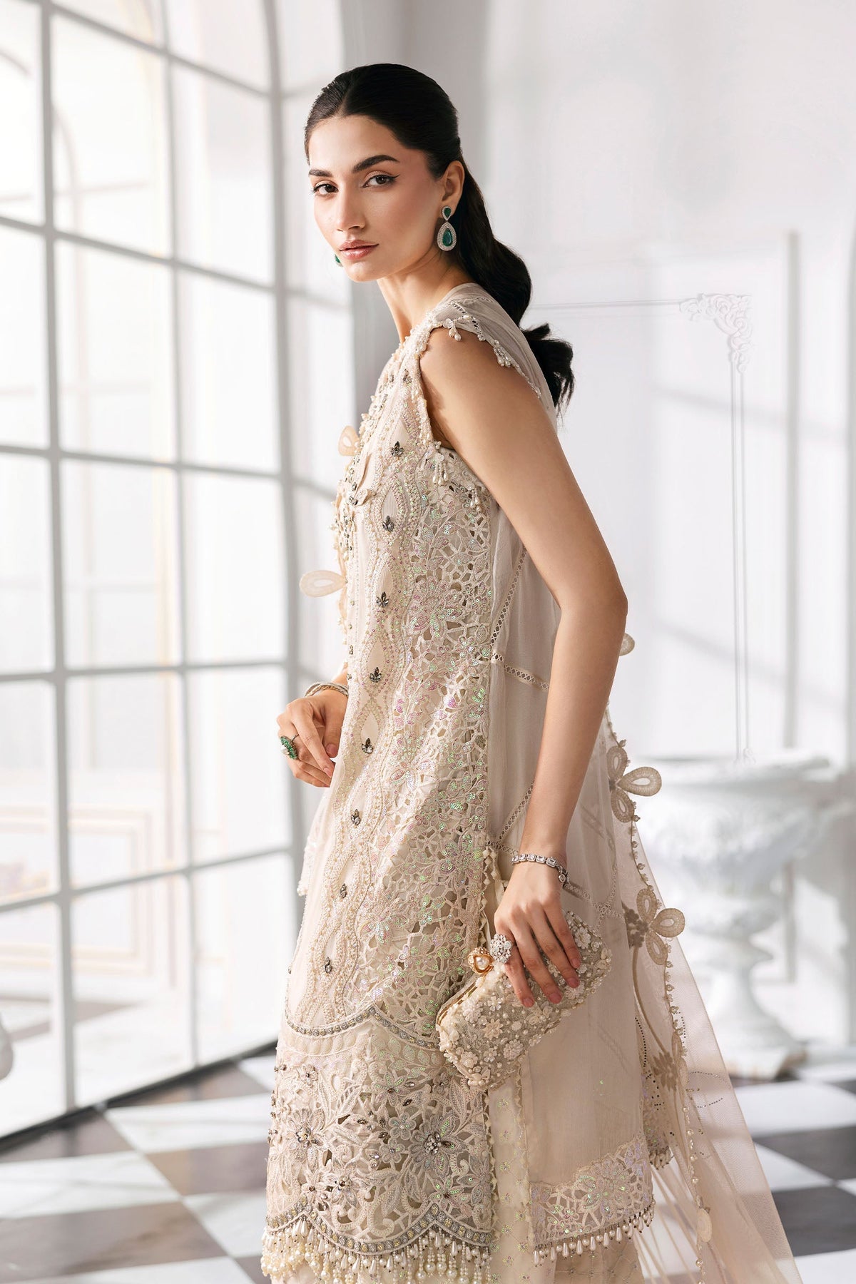 Maria B | Mbroidered 2025 | BD-3007 -  Maria B Ladies Clothes - Original Designer Dress - House of Maryam