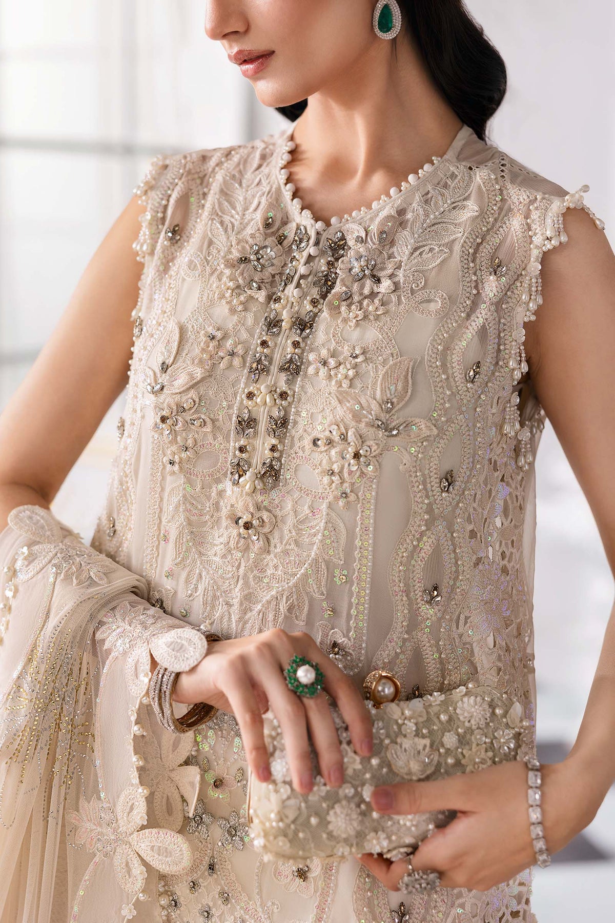Maria B | Mbroidered 2025 | BD-3007 -  Maria B Ladies Clothes - Original Designer Dress - House of Maryam
