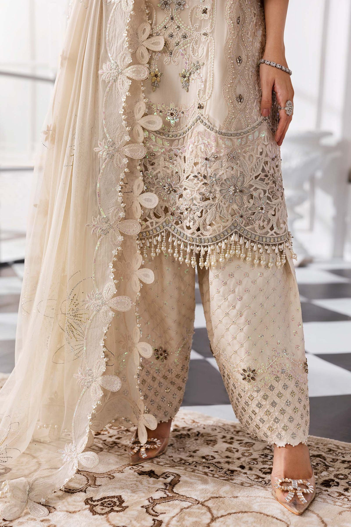 Maria B | Mbroidered 2025 | BD-3007 -  Maria B Ladies Clothes - Original Designer Dress - House of Maryam