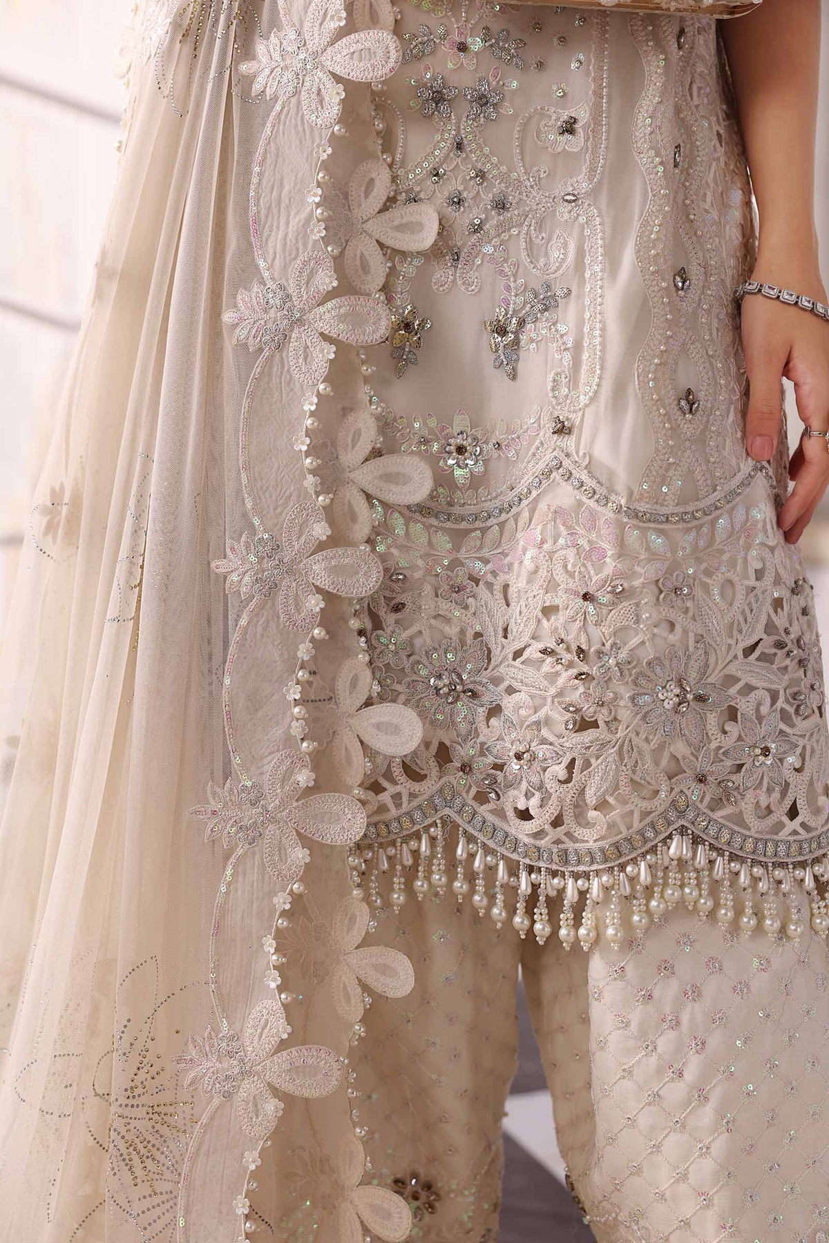 Maria B | Mbroidered 2025 | BD-3007 -  Maria B Ladies Clothes - Original Designer Dress - House of Maryam
