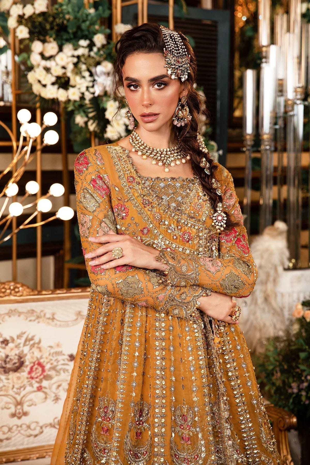 Maria B | Mbroidered Formals 24 | Organza Suit | BD-2907 by Designer Maria B - House of Maryam - Pakistani Designer Ethnic Wear in {{ shop.shopifyCountryName }}