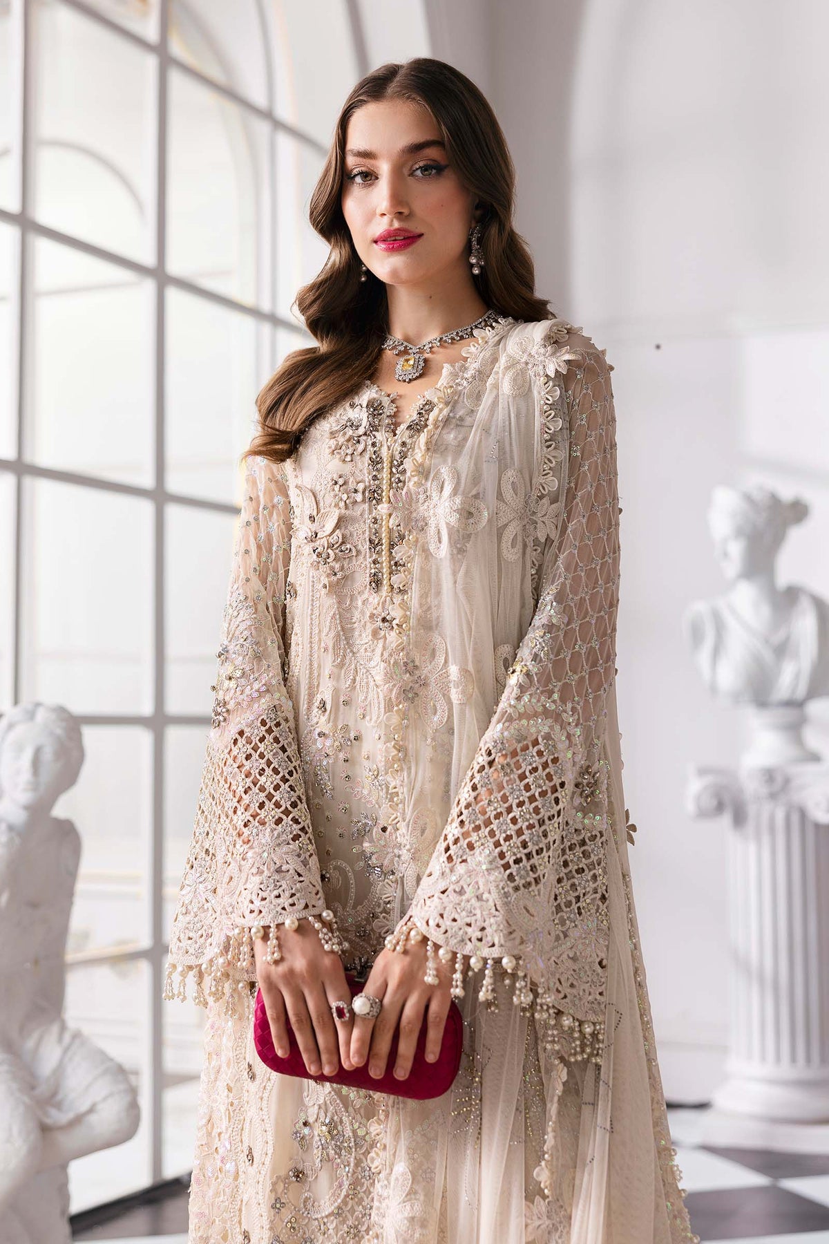 Maria B | Mbroidered 2025 | BD-3007 -  Maria B Ladies Clothes - Original Designer Dress - House of Maryam