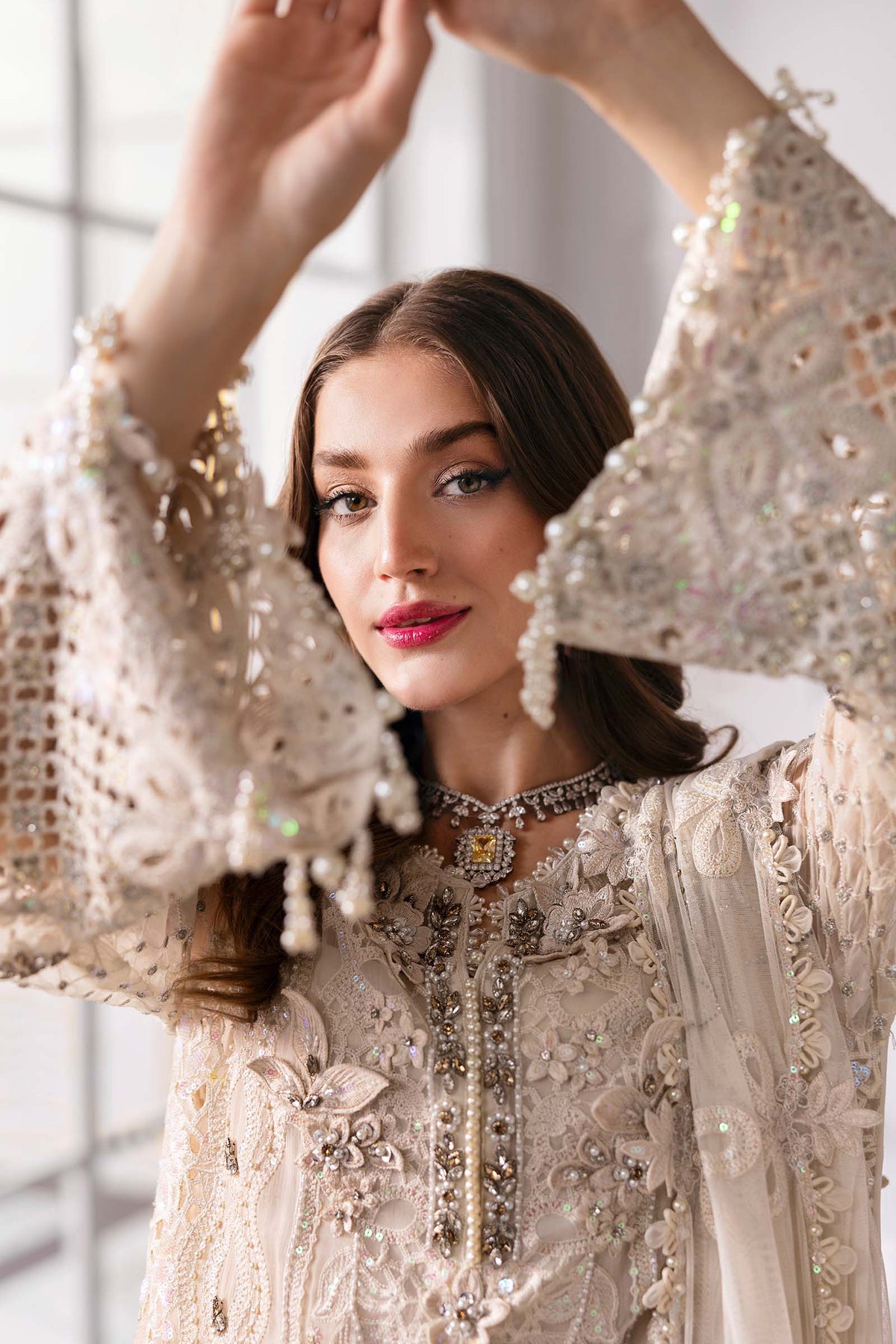 Maria B | Mbroidered 2025 | BD-3007 -  Maria B Ladies Clothes - Original Designer Dress - House of Maryam