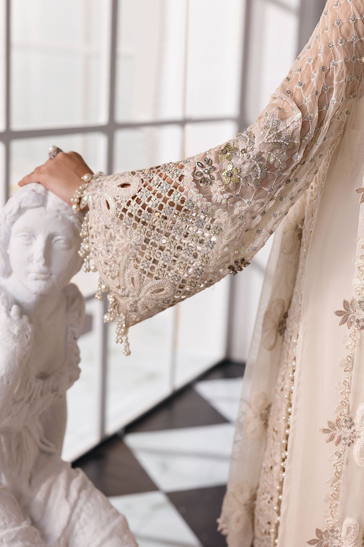 Maria B | Mbroidered 2025 | BD-3007 -  Maria B Ladies Clothes - Original Designer Dress - House of Maryam