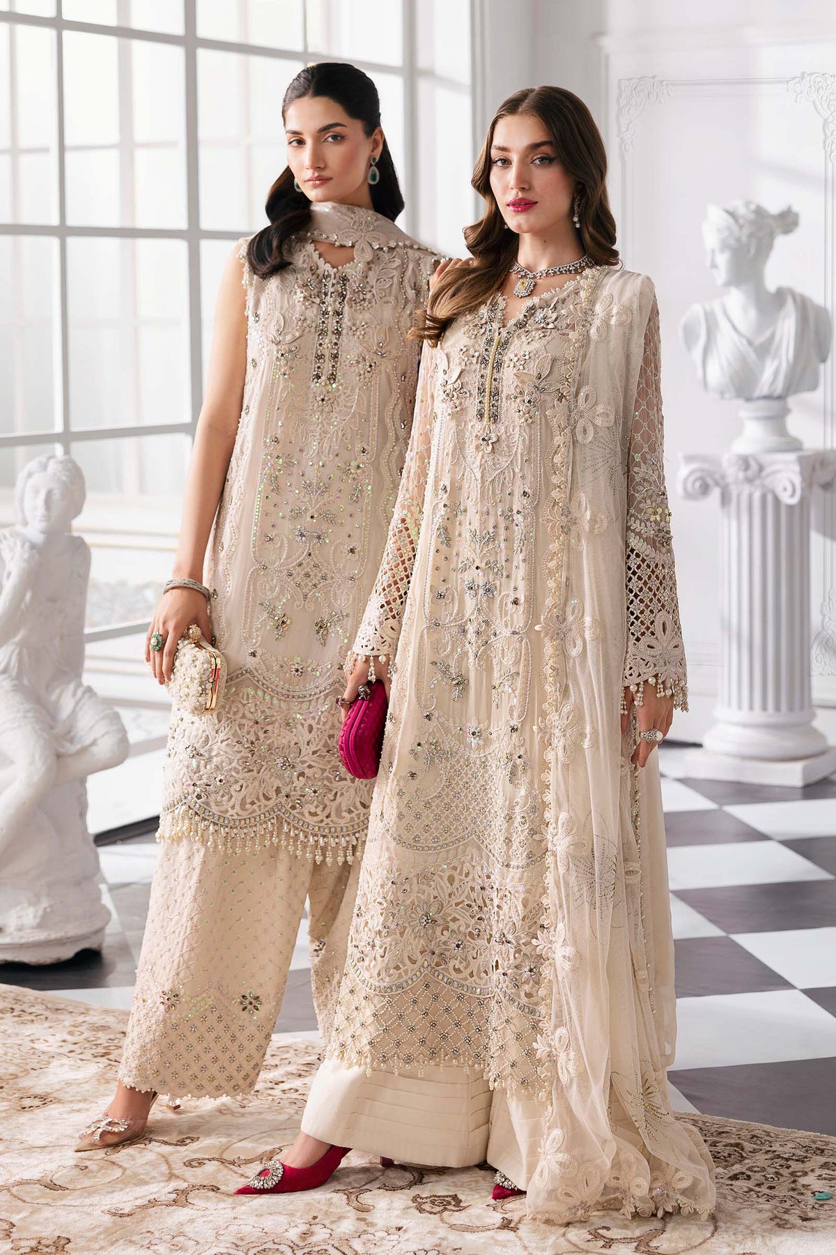 Maria B | Mbroidered 2025 | BD-3007 -  Maria B Ladies Clothes - Original Designer Dress - House of Maryam