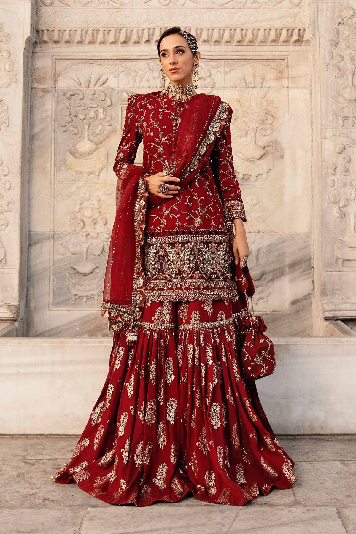 Maria B | Sateen Formals 24 | CST-807 -  Maria B Formal -  House of Maryam
