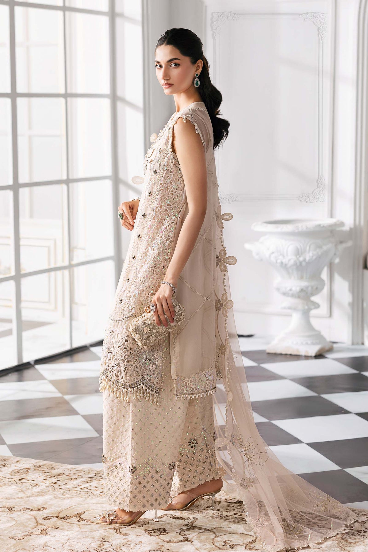 Maria B | Mbroidered 2025 | BD-3007 -  Maria B Ladies Clothes - Original Designer Dress - House of Maryam