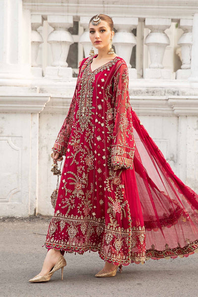 Maria B | Chiffon Formals 24 | Chiffon Suit | MPC-24-107 -  Maria B Formal - Original Designer Dress - House of Maryam