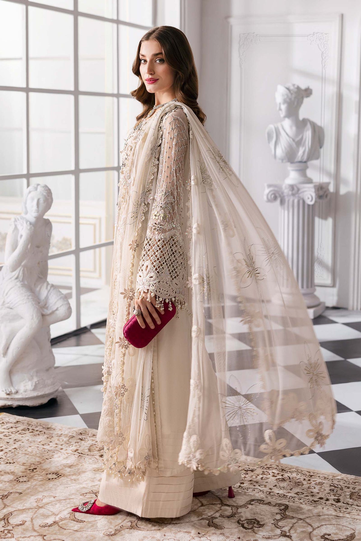 Maria B | Mbroidered 2025 | BD-3007 -  Maria B Ladies Clothes - Original Designer Dress - House of Maryam