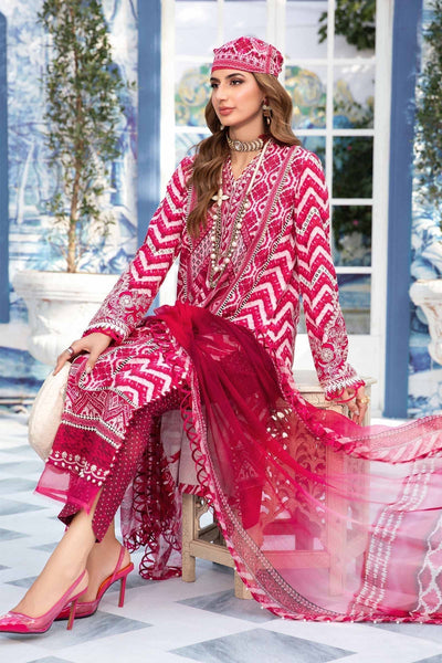 Maria.B | M Print Eid Edit | MPT-2208-A -  Maria B Luxury - Original Designer Dress - House of Maryam