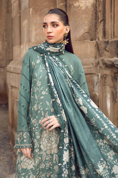 Maria B | M Prints Winter 24 | MPT-2408-A -  Maria B Ladies Clothes - Original Designer Dress - House of Maryam