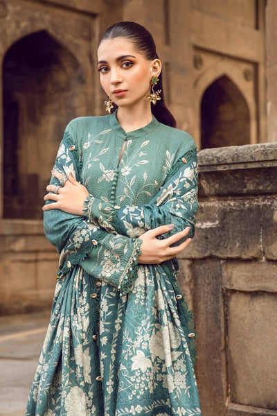 Maria B | M Prints Winter 24 | MPT-2408-A -  Maria B Ladies Clothes - Original Designer Dress - House of Maryam