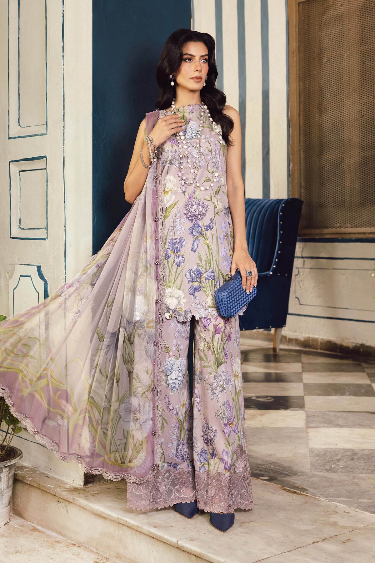 Maria B | M Prints Winter 25 | MPT-2708-A