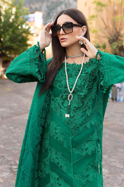 Maria B | Luxury Lawn 25 | D-2508-B -  Maria B Ladies Clothes - Original Designer Dress - House of Maryam