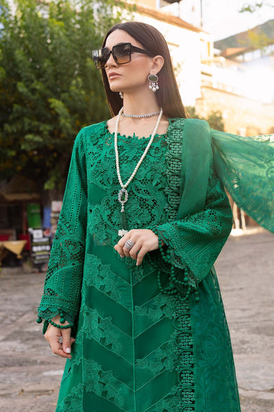 Maria B | Luxury Lawn 25 | D-2508-B -  Maria B Ladies Clothes - Original Designer Dress - House of Maryam