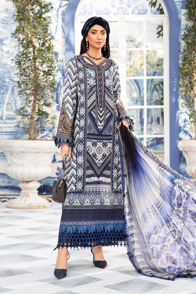 Maria.B | M Print Eid Edit | MPT-2208-B -  Maria B Luxury - Original Designer Dress - House of Maryam