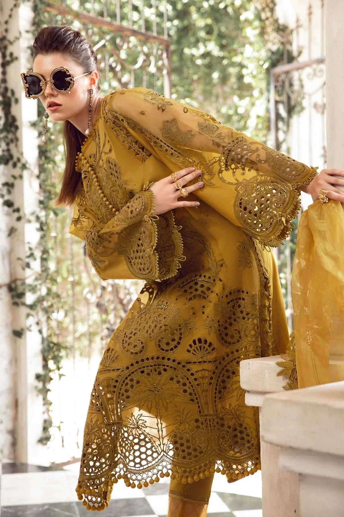 Maria B | Eid Lawn Collection | 08 -  Maria B Luxury - Original Designer Dress - House of Maryam
