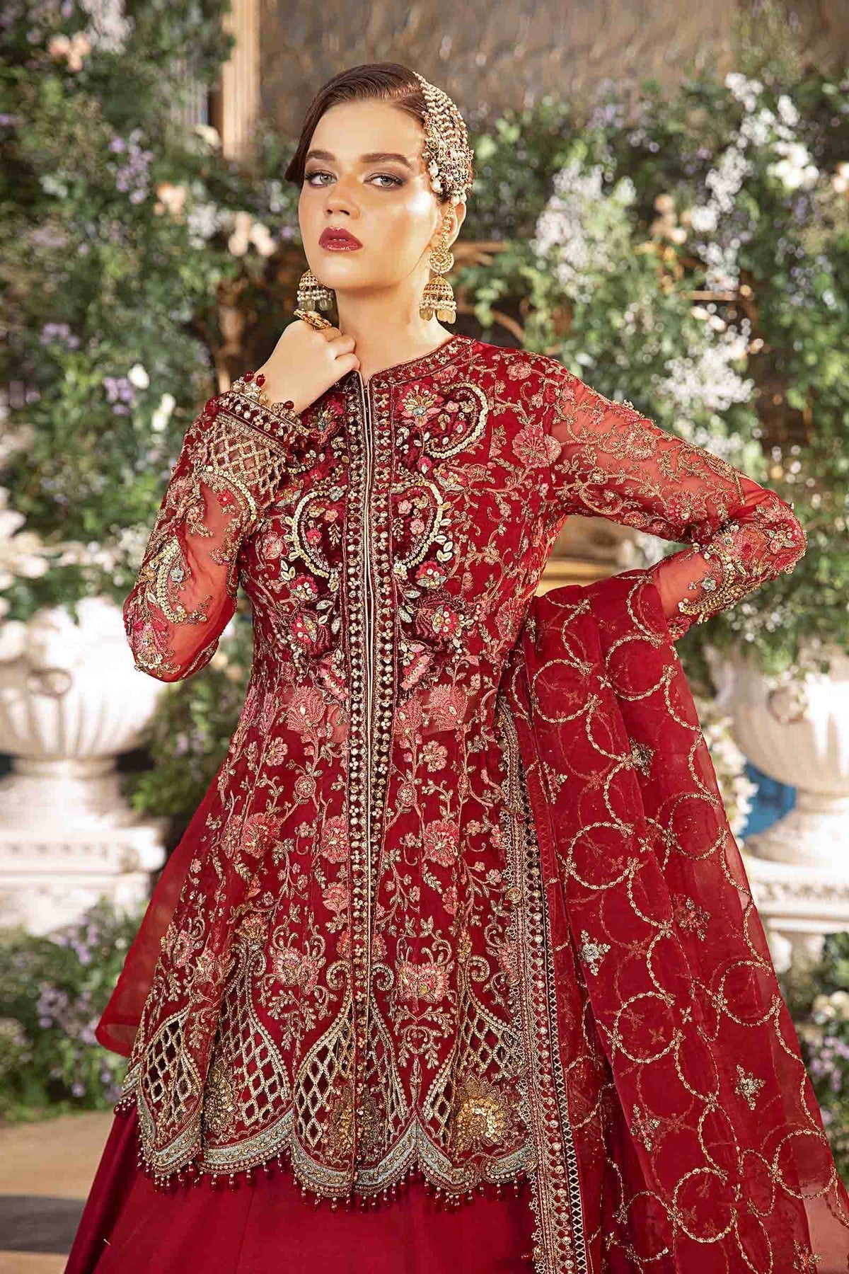 Maria B | Mbroidered Formals 24 | Organza Suit | BD-2908 -  Maria B Ladies Clothes -  House of Maryam