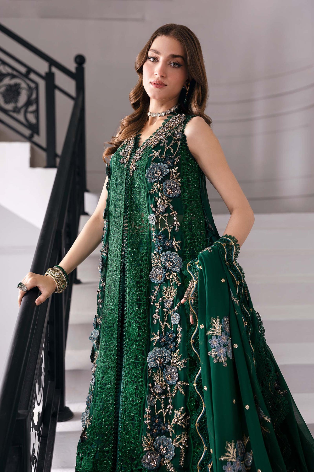 Maria B | Mbroidered 2025 | BD-3008 -  Maria B Ladies Clothes - Original Designer Dress - House of Maryam