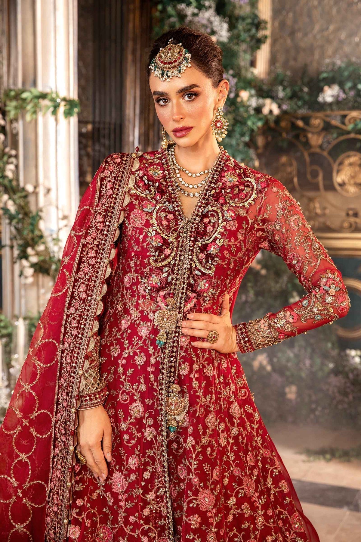 Maria B | Mbroidered Formals 24 | Organza Suit | BD-2908 -  Maria B Ladies Clothes -  House of Maryam