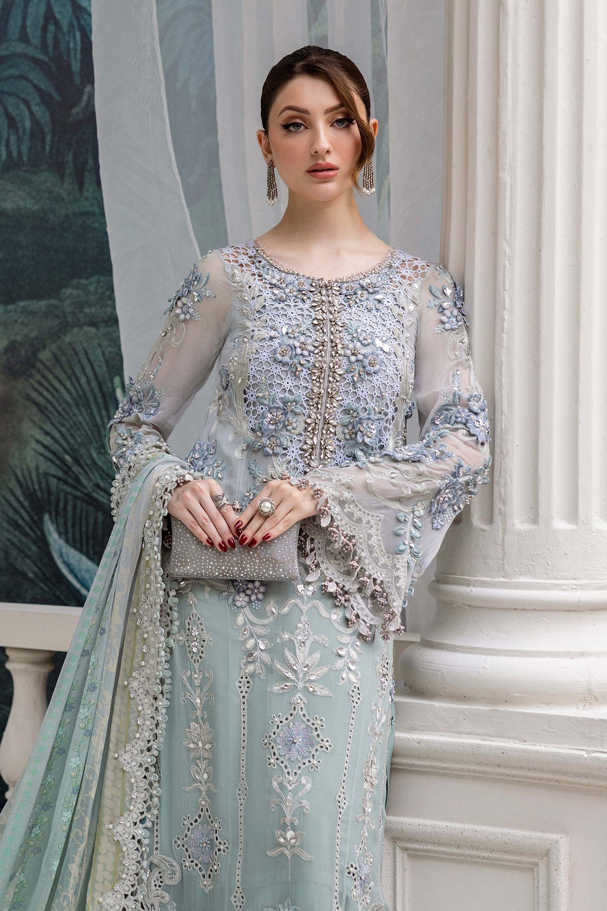 Maria B | Chiffon 25 | MPC-25-108 -  Maria B Ladies Clothes - Original Designer Dress - House of Maryam