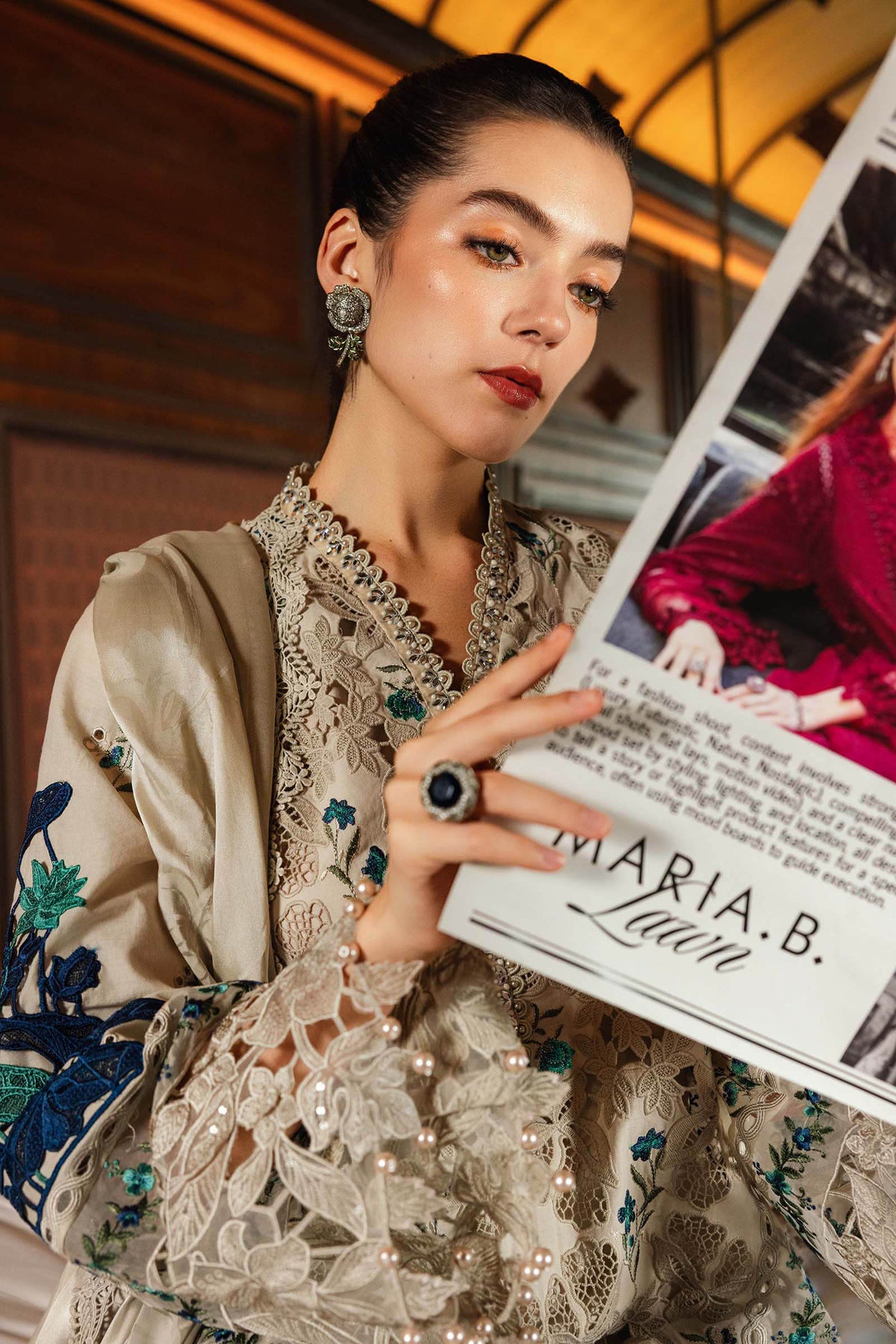 Maria B | luxury Lawn 26 | EL-26-08-3