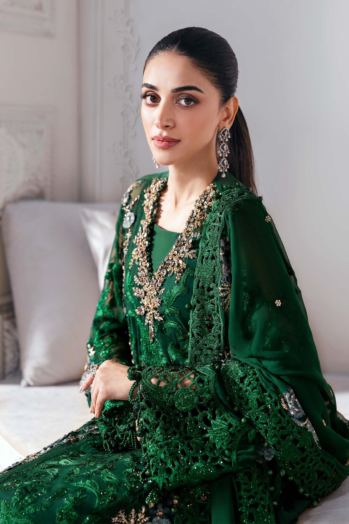 Maria B | Mbroidered 2025 | BD-3008 -  Maria B Ladies Clothes - Original Designer Dress - House of Maryam