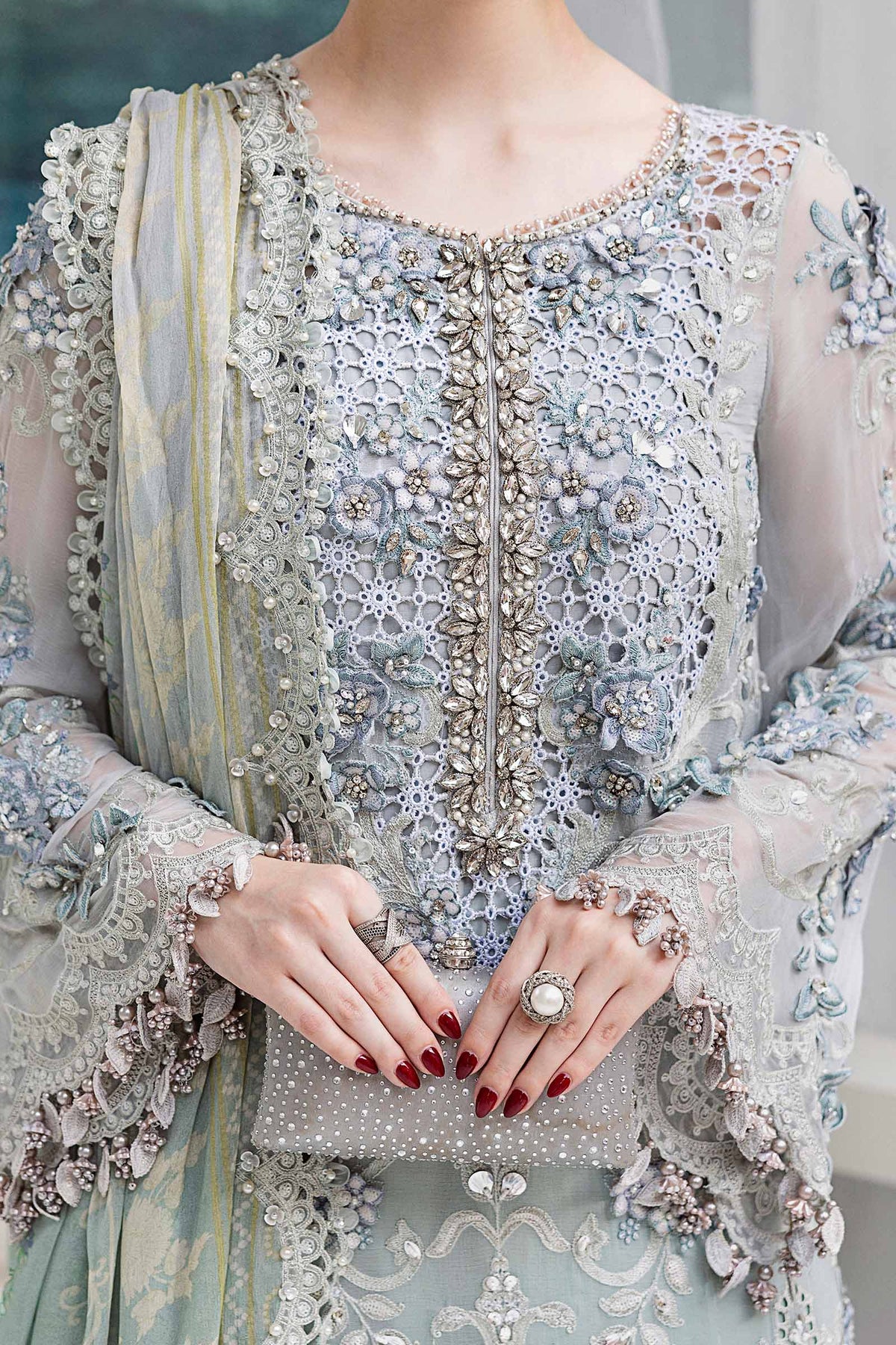 Maria B | Chiffon 25 | MPC-25-108 -  Maria B Ladies Clothes - Original Designer Dress - House of Maryam