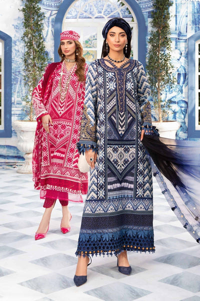 Maria.B | M Print Eid Edit | MPT-2208-B -  Maria B Luxury - Original Designer Dress - House of Maryam