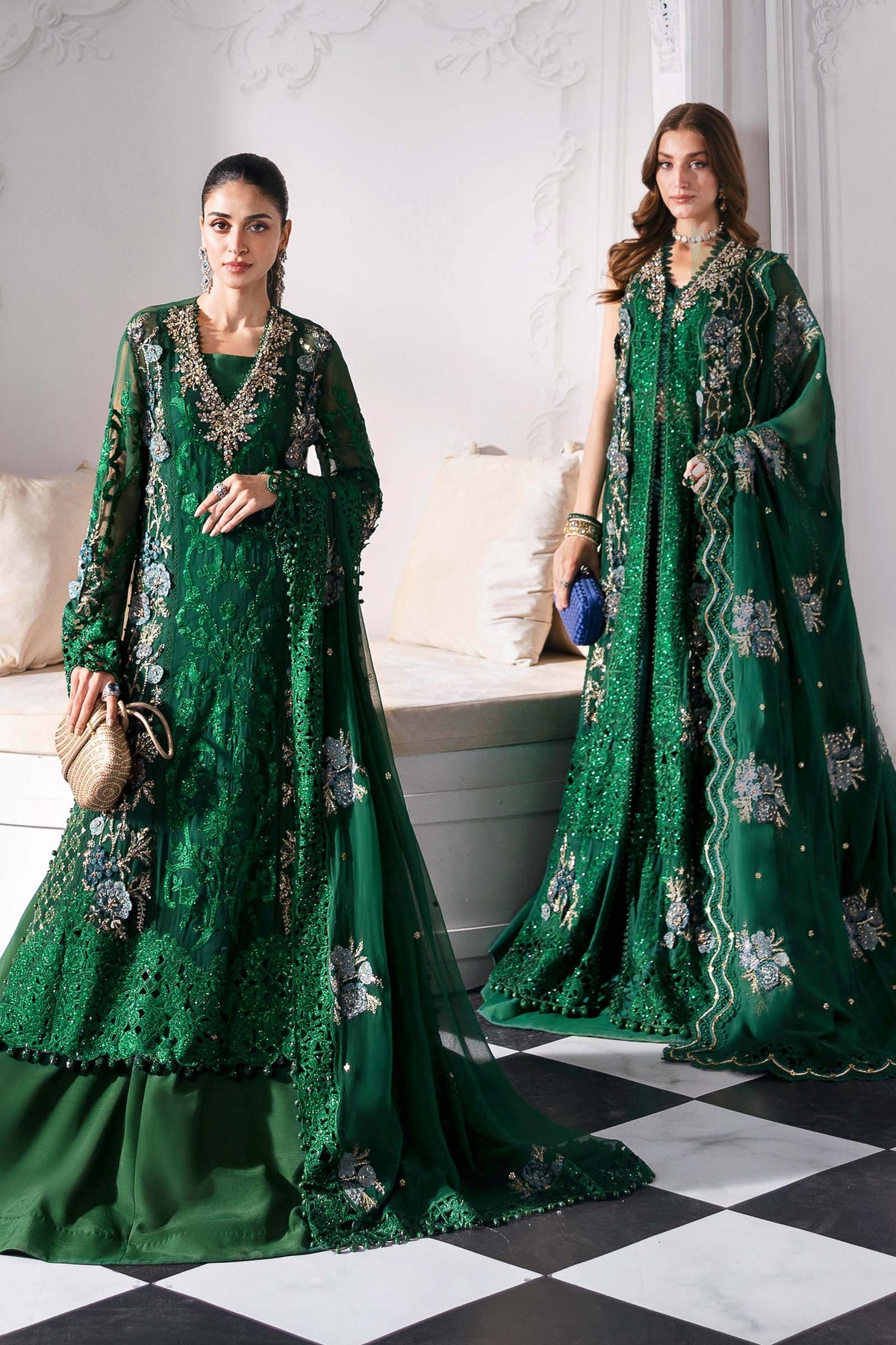 Maria B | Mbroidered 2025 | BD-3008 -  Maria B Ladies Clothes - Original Designer Dress - House of Maryam