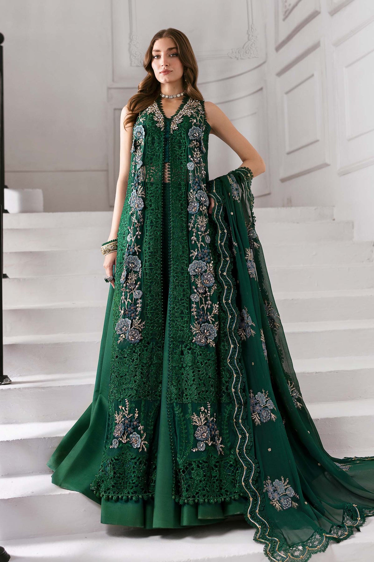 Maria B | Mbroidered 2025 | BD-3008 -  Maria B Ladies Clothes - Original Designer Dress - House of Maryam