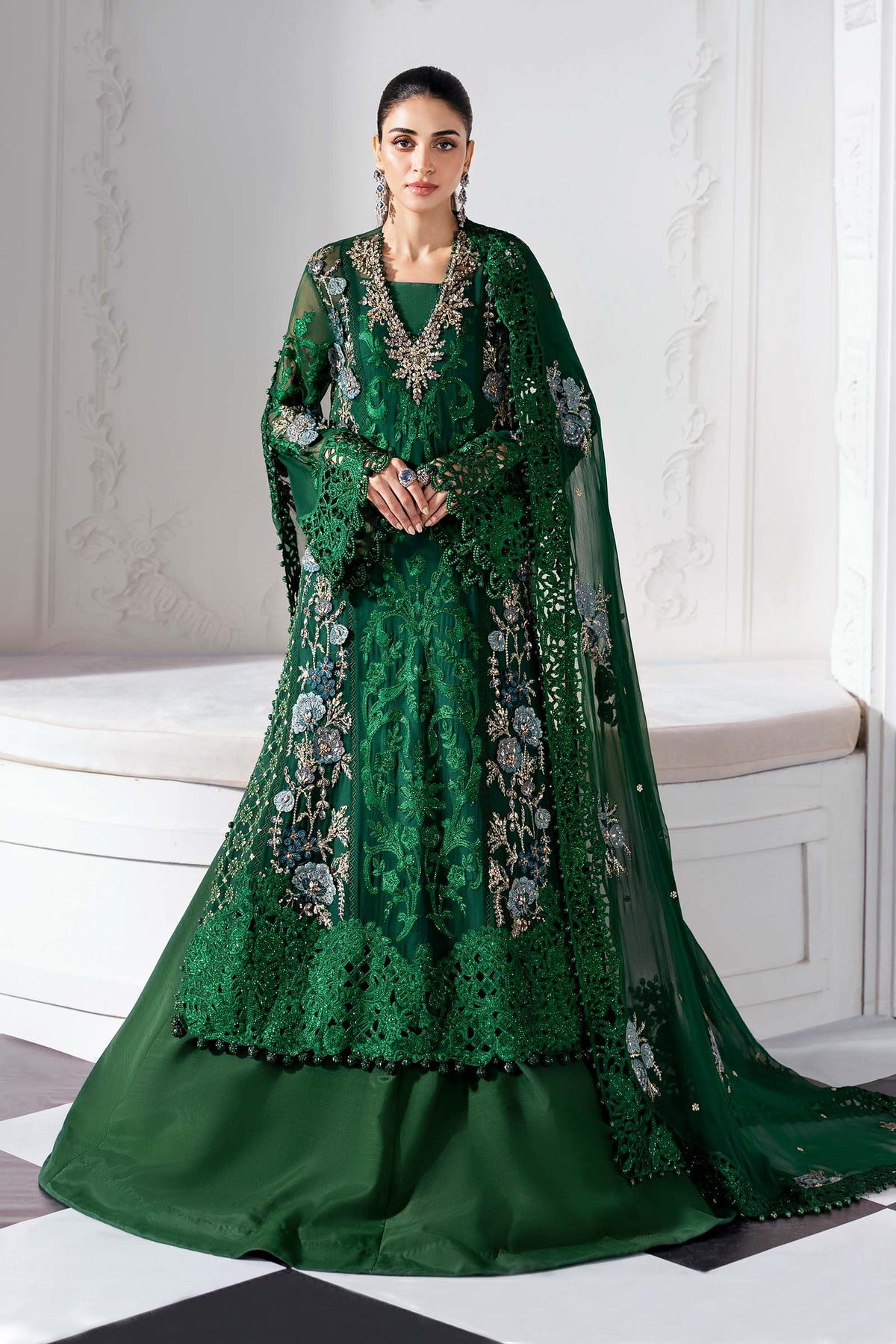 Maria B | Mbroidered 2025 | BD-3008 -  Maria B Ladies Clothes - Original Designer Dress - House of Maryam