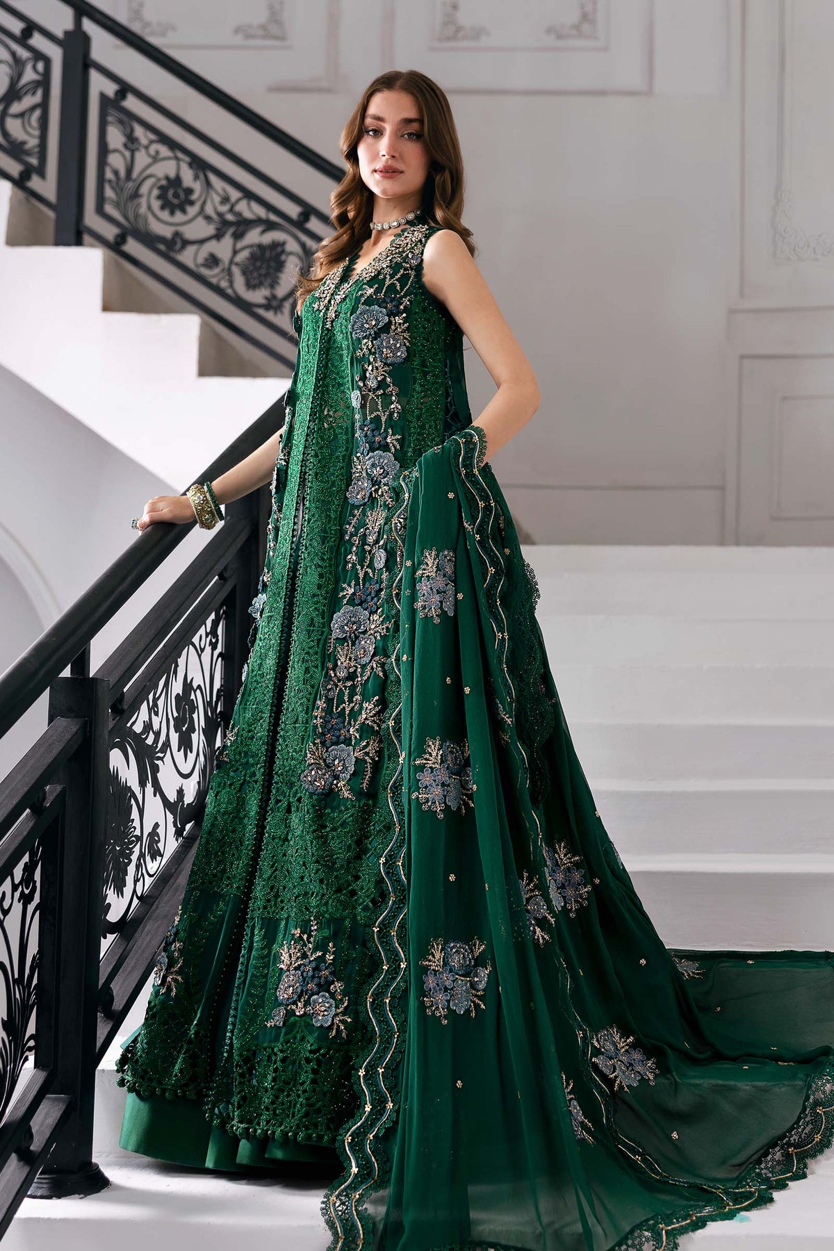 Maria B | Mbroidered 2025 | BD-3008 -  Maria B Ladies Clothes - Original Designer Dress - House of Maryam