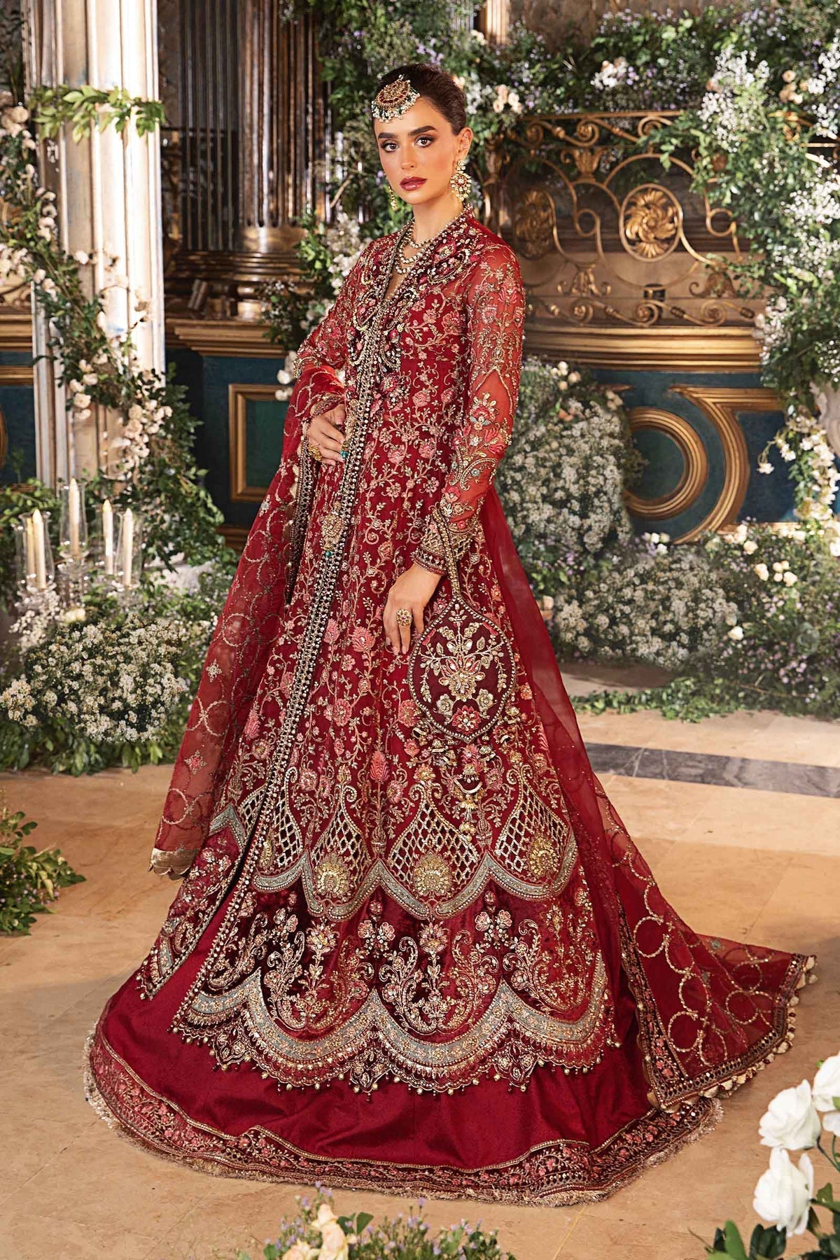 Maria B | Mbroidered Formals 24 | Organza Suit | BD-2908 -  Maria B Ladies Clothes -  House of Maryam