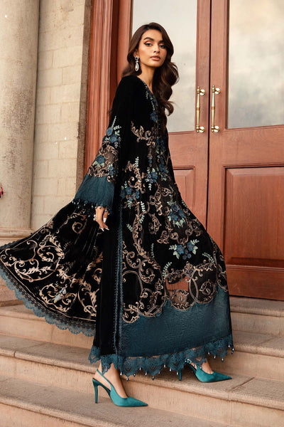 Maria B | Winter Luxe 24 | Velvet DL-1208 -  Maria B Ladies Clothes - Original Designer Dress - House of Maryam