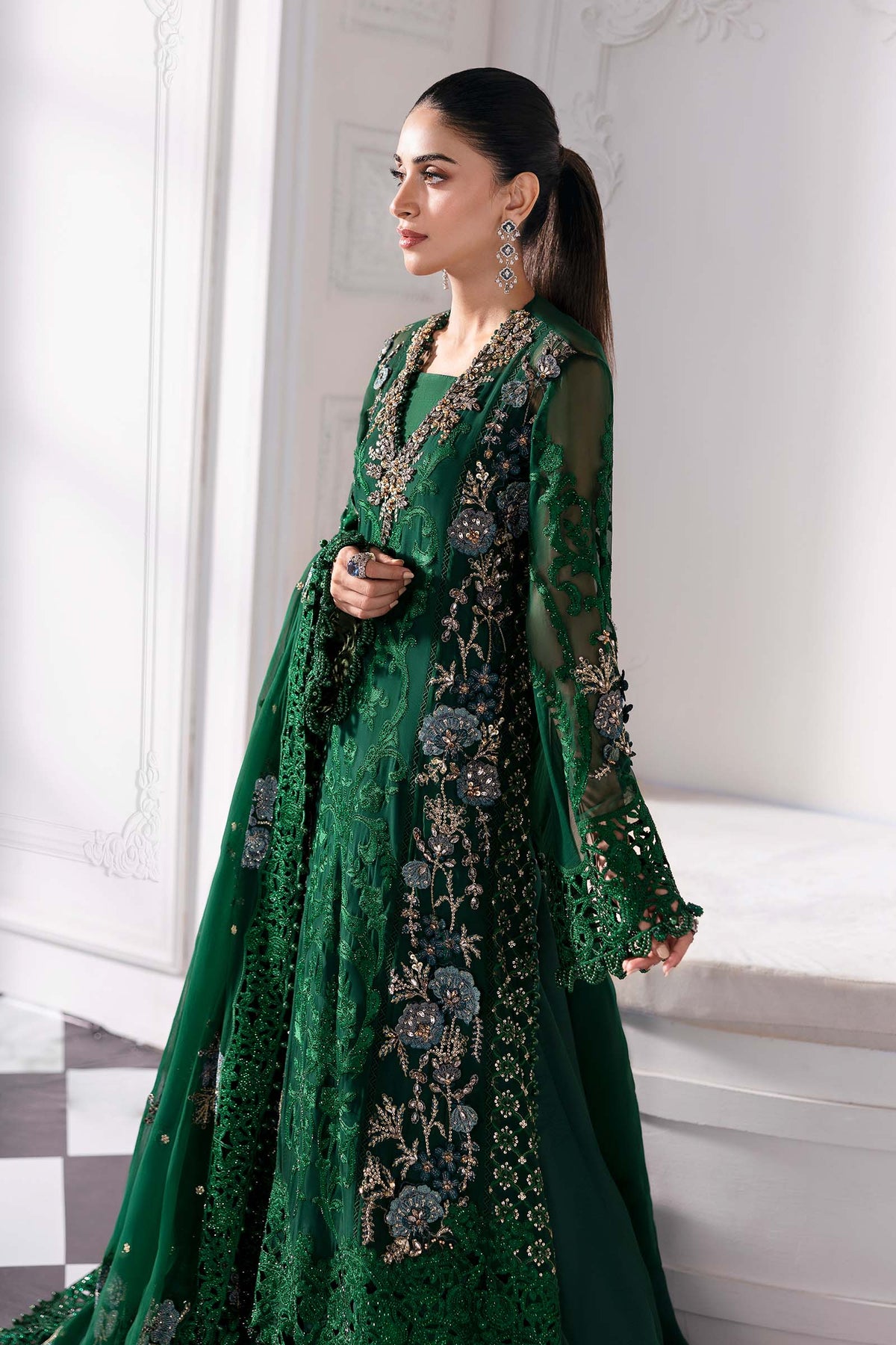 Maria B | Mbroidered 2025 | BD-3008 -  Maria B Ladies Clothes - Original Designer Dress - House of Maryam