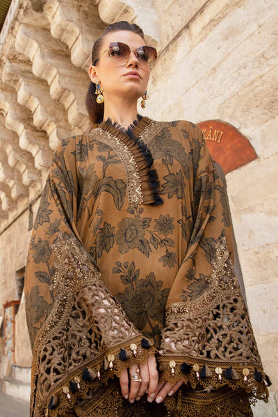 Maria B | M Prints Fall Edit 24 |  MPT-2309-A -  Maria B Luxury - Original Designer Dress - House of Maryam