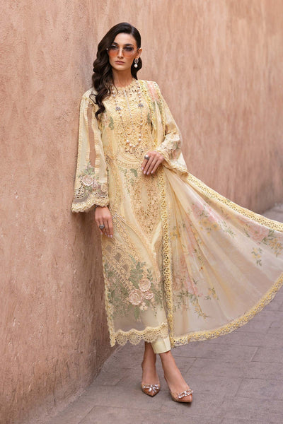 Maria B | Luxury Lawn 25 | D-2509-A -  Maria B Ladies Clothes - Original Designer Dress - House of Maryam