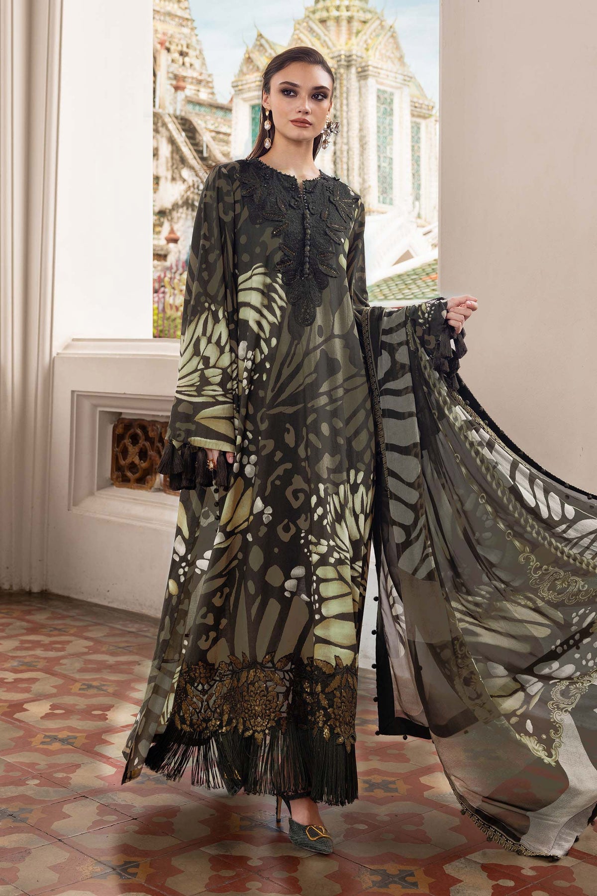 Maria B | M Prints Winter 25 | MPT-2809-A