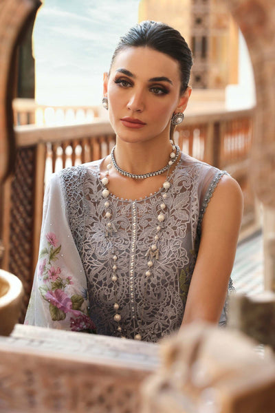 Maria B | Luxury Lawn 25 | D-2509-B -  Maria B Ladies Clothes - Original Designer Dress - House of Maryam